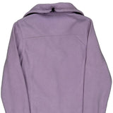 New Balance Fleece Jacket - Small Purple Polyester