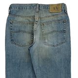 Made In Usa Armani Exchange Boot Cut Jeans - 29W UK 10 Blue Cotton