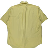Blake Ralph Lauren Short Sleeve Shirt - Large Yellow Cotton