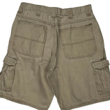 Unbranded Cargo Shorts - 32W 10L Khaki Cotton