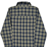 Age 12 Oshkosh Checked Shirt - Large Blue Cotton
