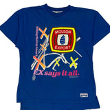 Single Stitch Softwear T-Shirt - Small Blue Cotton