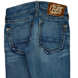 Made In Usa True Religion Jeans - 30W UK 8 Blue Cotton