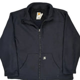 Carhartt Fleece Jacket - XL Navy Polyester