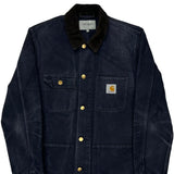 Chore Carhartt Jacket - Medium Dark Wash Cotton