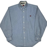 Tommy Hilfiger Shirt - Small Blue Cotton