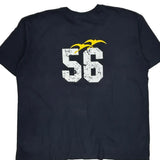 Number 56 Guess Graphic T-Shirt - 2XL Navy Cotton
