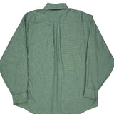 Tommy Hilfiger Checked Shirt - Large Green Cotton