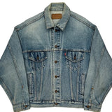 Levis Denim Jacket - Large Light Wash Denim