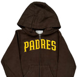 Age 5-6 Padres Mlb Hoodie - Medium Brown Cotton