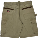 Wrangler Cargo Carpenter Shorts - 36W 10L Khaki Cotton