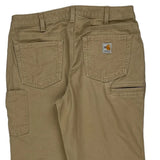 Carhartt Cargo Trousers - 32W UK 12 Khaki Cotton