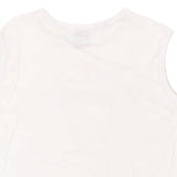 Age 15-16 Champion Spellout Vest - 2XL White Cotton