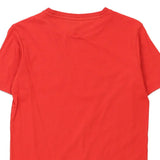 Age 11-12 Champion Spellout T-Shirt - Large Red Cotton