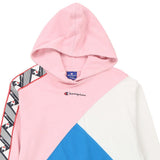 Age 11-12 Champion Hoodie - Large Block Colour Cotton Blend