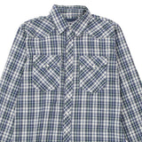 Age 12 Wrangler Checked Flannel Shirt - XL Green Cotton