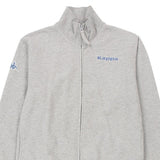 Age 13 Kappa Zip Up - Medium Grey Cotton
