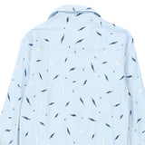 Age 10 Unbranded Patterned Shirt - Small Blue Cotton