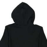 Age 11 Champion Spellout Hoodie - Medium Black Cotton Blend