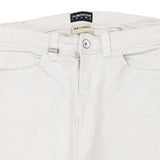 New Cameron Emporio Armani Jeans - 32W UK 10 White Cotton