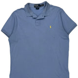 Polo By Ralph Lauren Polo Shirt - Large Blue Cotton