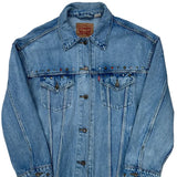 Levis Studded Denim Jacket - Large Blue Denim