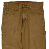 Dickies Cargo Carpenter Trousers - 31W 30L Brown Cotton