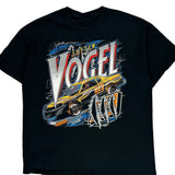 Justin Vogel Gildan Nascar T-Shirt - XL Black Cotton