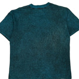 Maui Oneita Single Stitch T-Shirt - Large Blue Cotton
