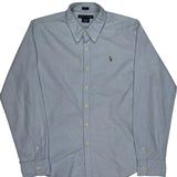 Ralph Lauren Slim Fit Shirt - Medium Blue Cotton