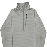 Patagonia Striped Fleece - Medium White Polyester
