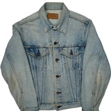 Levis Denim Jacket - Large Light Wash Cotton