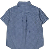 Age 3 Polo By Ralph Lauren Checked Short Sleeve Shirt - XS Blue Cotton