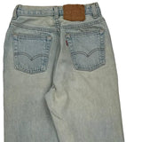 501 Levis Jeans - 28W UK 8 Light Wash Cotton