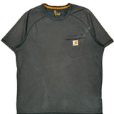 Carhartt T-Shirt - Large Gray Cotton
