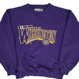 University Of Washington Gear College Sweatshirt - Medium Purple Cotton Blend