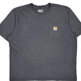 Carhartt T-Shirt - XL Grey Cotton