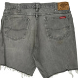 Dickies Denim Shorts - 36W 10L Grey Cotton