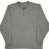 Carhartt Long Sleeve T-Shirt - XL Grey Cotton