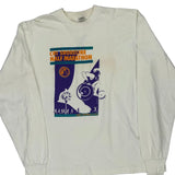 Cri Shoreline Half Marathon Fruit Of The Loom Single Stitch Long Sleeve T-Shirt - XL White Cotton