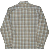 Lacoste Checked Shirt - XL Blue Cotton