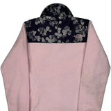 The North Face Floral Fleece Jacket - Small Black Polyester