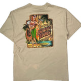 Disney Graphic T-Shirt - Large Beige Cotton