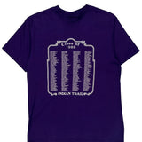 Class Of 1988 Hanes Single Stitch T-Shirt - Large Purple Cotton Blend