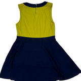 Age 6-7 Tommy Hilfiger A-Line Dress - Small Navy Cotton