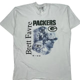 Packers Gildan Football T-Shirt - 2XL White Cotton