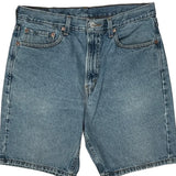 Levis Denim Shorts - 33W 9L Light Wash Cotton