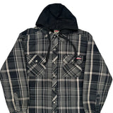 Dickies Checked Jacket - Large Black Cotton