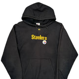 Pittsburgh Steelers NFL Hoodie - 2XL Black Cotton Blend