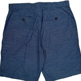 Tommy Hilfiger Chino Shorts - 33W 10L Blue Cotton